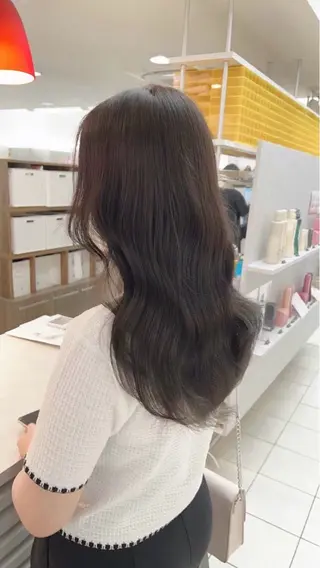 セミロング カラー 🫧似合わせ×艶🫧 吉田 陽菜のヘアスタイル