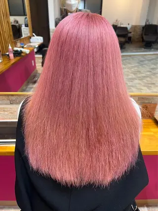 ロング カラー YUI/ ブリーチカラー🌷のヘアスタイル