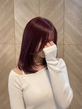 ミディアム カラー 和田 直也のヘアスタイル