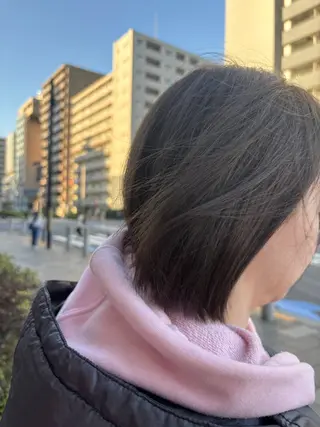 ミディアム カラー 🐰K+Plus🐰 まゆ🐰のヘアスタイル