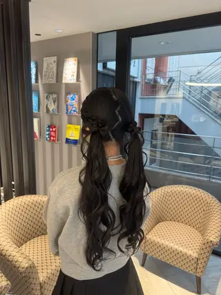 ヘアアレンジ 誰もが憧れる艶髪✨ /アレンジヘア🎀のヘアスタイル