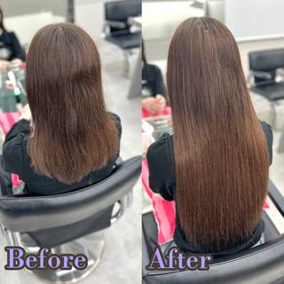 ヘアメ🎀ハイトーン 🩵エクステ🪄しほのヘアスタイル