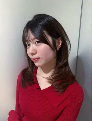ロング エクステ× 前髪,顔周り そうまのヘアスタイル
