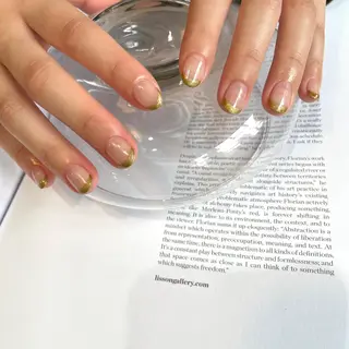 ネイル 大人ワンホン キラキラ／Ayanoのネイルデザイン