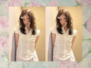 ミディアム カラー rinka/ボブ ベージュ 暖色のヘアスタイル