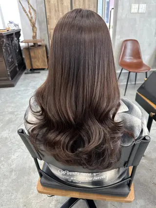 ロング 鈴木 菜々映のヘアスタイル