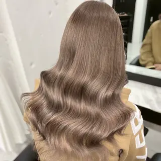 ロング 縮毛矯正/レイヤー カットtomonaのヘアスタイル