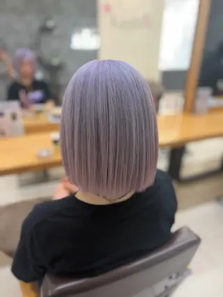 ミディアム カラー 🩵さき🤍 可愛いを叶える美容師のヘアスタイル