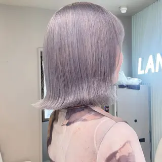 ミディアム カラー 【美髪矯正/絹髪】 🎀hinano🎀のヘアスタイル