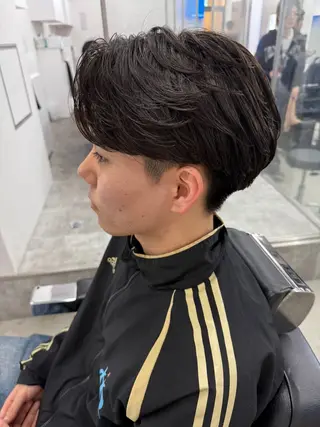 ショート カラー パーマ ヘアアレンジ メンズ 亀井隆汰/メンズ専門 パーマ特化美容師のヘアスタイル