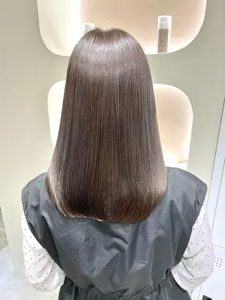 セミロング 美髪矯正・髪質改善 【中村吉孝】のヘアスタイル