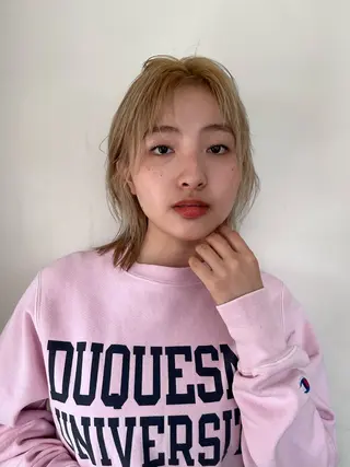 ミディアム カラー 🧸メンズカット 🧸conatsuのヘアスタイル