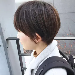 ショート カラー 大人女性ショート専門 tomodaのヘアスタイル