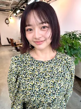 ミディアム 小野田 航己のヘアスタイル