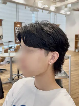 ミディアム パーマ メンズ Koki/ メンズヘア特化のヘアスタイル