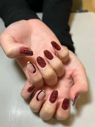 ネイル 🐉✨️ ℳ🐯💚のネイルデザイン