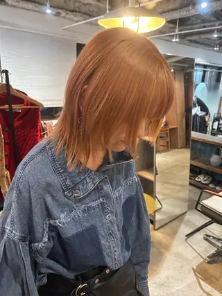ミディアム カラー Hayashi Shioriのヘアスタイル