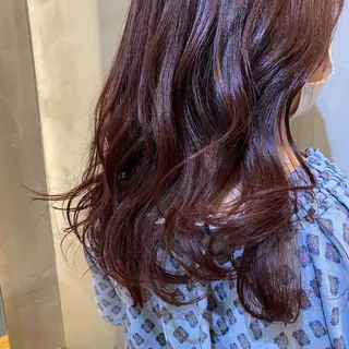 ロング 新宿/顔周りカット +レイヤー＝しずく♩のヘアスタイル