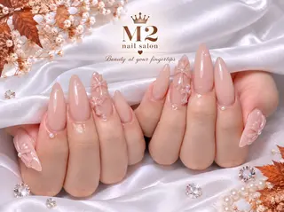 ネイル 長さだし専門店 M2　rikaのネイルデザイン