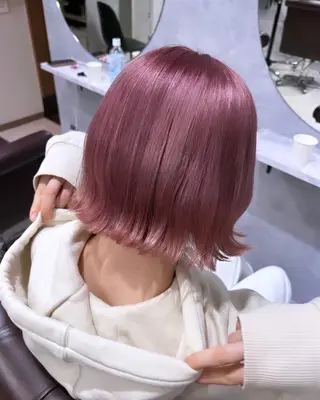 ショート カラー ハイトーン/🫧 トレンドカラー/あやのヘアスタイル