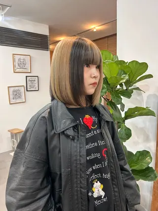 カラー かがやしづ ⭐️ベージュのヘアスタイル