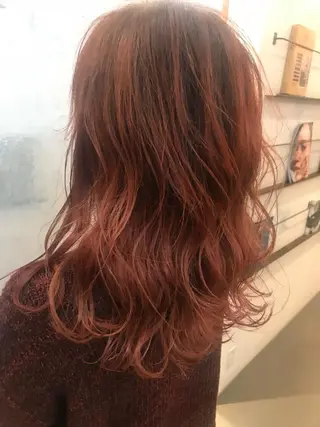 ロング カラー 🍑艶髪✖️暖色系 ✨momoka🍑のヘアスタイル
