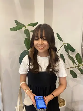 ロング yunica Momokaのヘアスタイル
