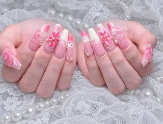 ネイル NOERA NAIL チップ長さ出し大塚店のネイルデザイン