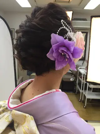 セミロング ヘアアレンジ 🍋LaLa zipangu🍋のヘアスタイル
