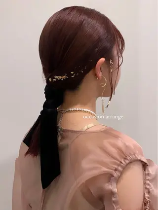ヘアアレンジ 落合希 Olivebeigeのヘアスタイル