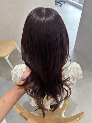 セミロング mao/ bob オリーブcolorのヘアスタイル
