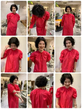 ミディアム パーマ 【takk】 ナカヤママサヨシのヘアスタイル