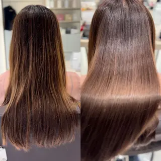 ロング EIGHT plum TOKIOリミテッドのヘアスタイル