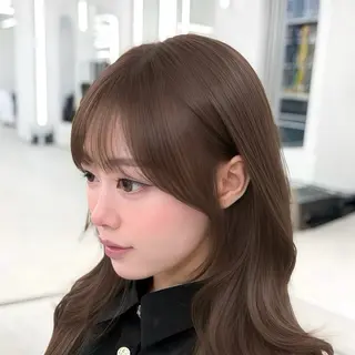 ロング カラー 韓国レイヤー× 顔まわり🕊️テルのヘアスタイル