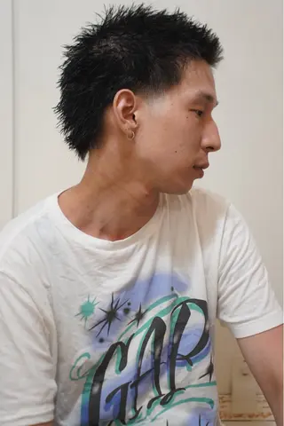 ショート モチヅキ タツキのヘアスタイル