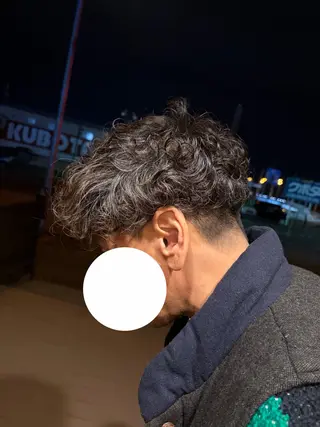 パーマ メンズ くどう りんかのヘアスタイル