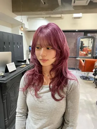 ミディアム カラー ili 梅田のヘアスタイル