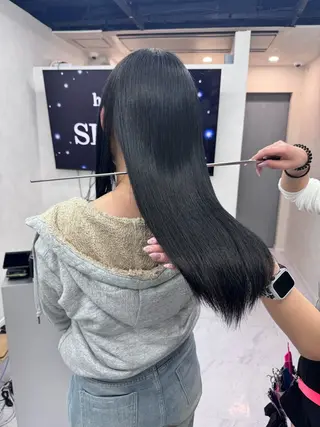 ロング カラー ブリーチ/エクステ モデル募集中🖤のヘアスタイル