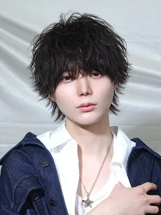 パーマ 角戸 嵐のヘアスタイル