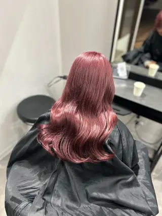 カラー 暖色✖️韓国ヘア 🥀SAHO🥀のヘアスタイル