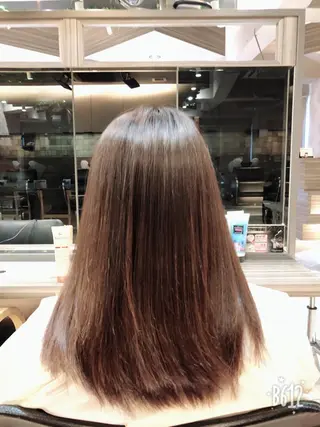 セミロング 髪質改善JILL 桑原のヘアスタイル
