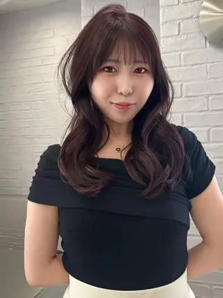 ロング 藤井 ユウキのヘアスタイル