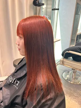 セミロング カラー ひかりダブルカラー/ レイヤー/ボブパーマのヘアスタイル