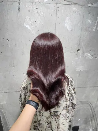セミロング カラー ベージュカラー💖 やすひろのヘアスタイル