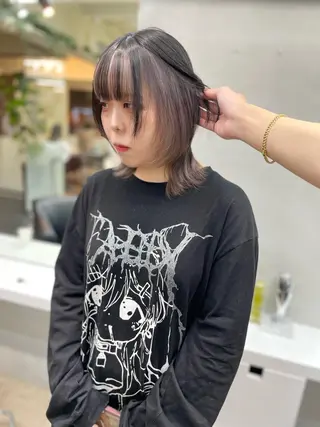 カラー yasuハイトーン/ デザインカラーのヘアスタイル