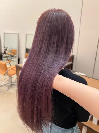 ロング カラー KEYMAN MEGUMIのヘアスタイル