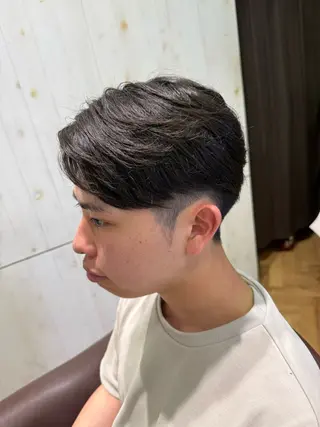 ショート メンズ 溝口 槙里也のヘアスタイル