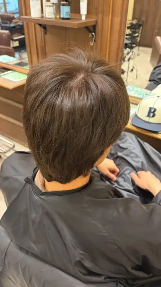 メンズ モネ|CLUTCH メンズカットカラーのヘアスタイル
