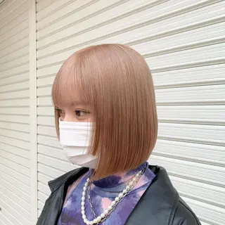 ミディアム カラー 赤みゼロ/透明感 カラー🌿KANTAのヘアスタイル
