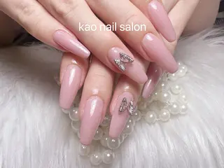 ネイル kao nail マグネット/長さだしのネイルデザイン